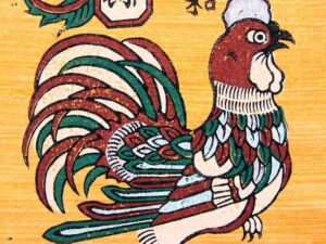 tranh đông hồ gà dạ xương