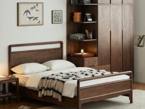 Giường ngủ mộc mạc