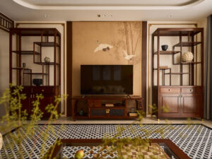 Nội thất phong cách Á Đông tại chung cư Vin Ocean park