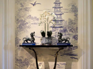 Bàn console chân cong